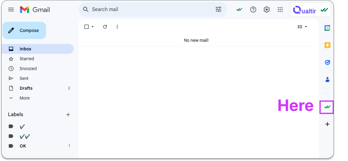 How to launch Mail Track for Gmail Google Workspace add-on